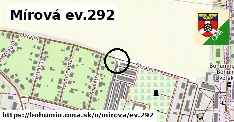 Mírová ev.292, Bohumín