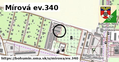 Mírová ev.340, Bohumín