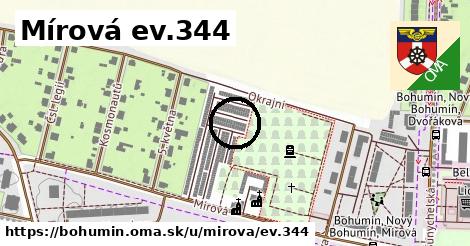 Mírová ev.344, Bohumín