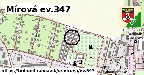 Mírová ev.347, Bohumín