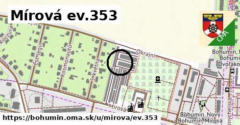 Mírová ev.353, Bohumín