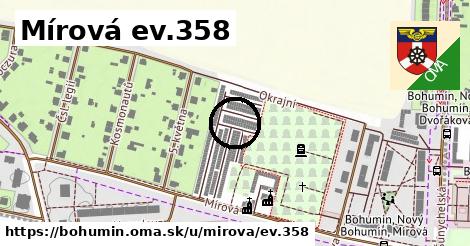 Mírová ev.358, Bohumín