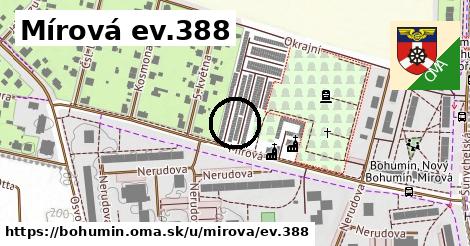 Mírová ev.388, Bohumín