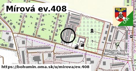 Mírová ev.408, Bohumín