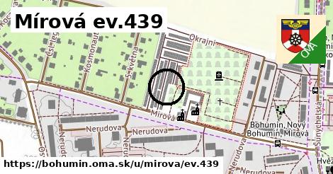 Mírová ev.439, Bohumín