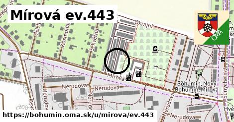 Mírová ev.443, Bohumín