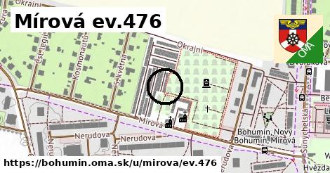 Mírová ev.476, Bohumín