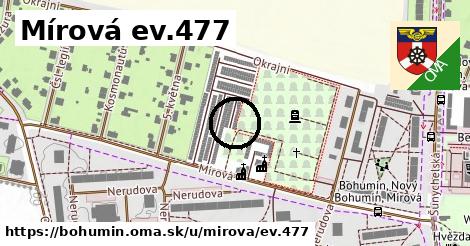 Mírová ev.477, Bohumín