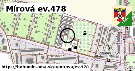 Mírová ev.478, Bohumín