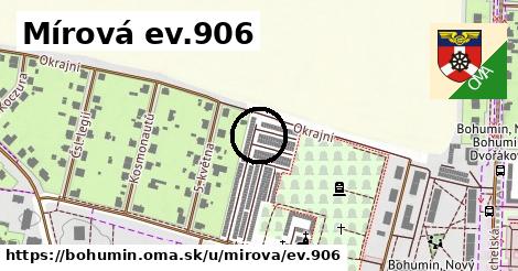 Mírová ev.906, Bohumín