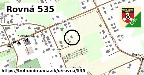 Rovná 535, Bohumín