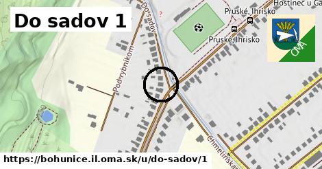 Do sadov 1, Bohunice, okres IL