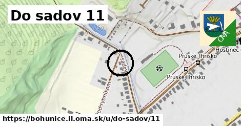 Do sadov 11, Bohunice, okres IL