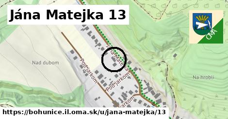 Jána Matejka 13, Bohunice, okres IL