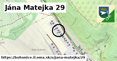 Jána Matejka 29, Bohunice, okres IL