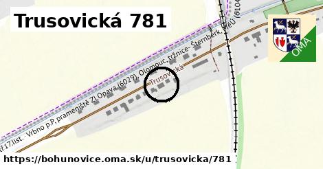 Trusovická 781, Bohuňovice