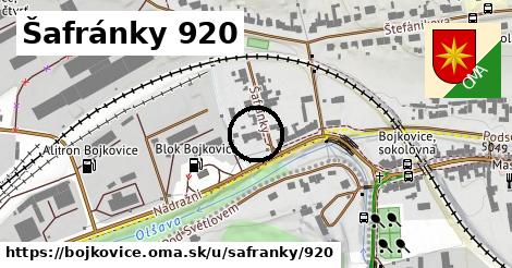 Šafránky 920, Bojkovice