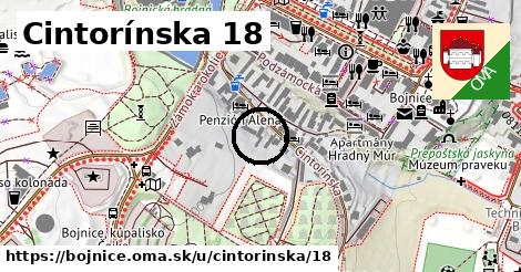 Cintorínska 18, Bojnice