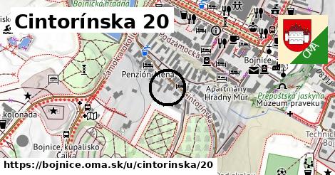 Cintorínska 20, Bojnice