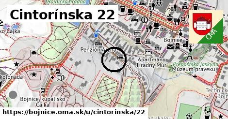 Cintorínska 22, Bojnice