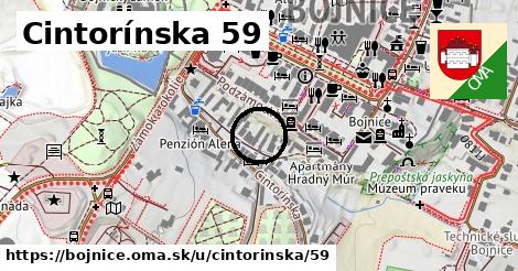 Cintorínska 59, Bojnice