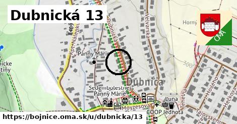 Dubnická 13, Bojnice