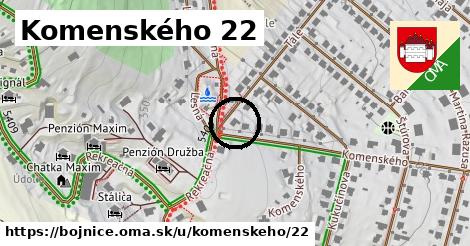 Komenského 22, Bojnice