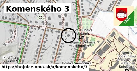 Komenského 3, Bojnice