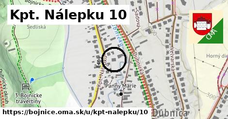 Kpt. Nálepku 10, Bojnice