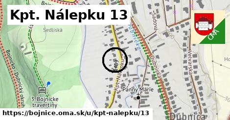 Kpt. Nálepku 13, Bojnice