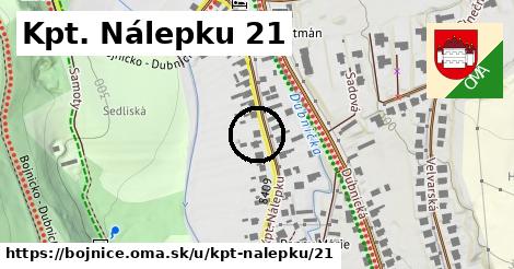 Kpt. Nálepku 21, Bojnice