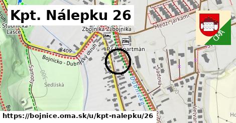 Kpt. Nálepku 26, Bojnice