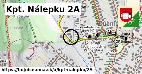 Kpt. Nálepku 2A, Bojnice