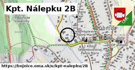 Kpt. Nálepku 2B, Bojnice