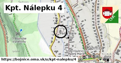 Kpt. Nálepku 4, Bojnice