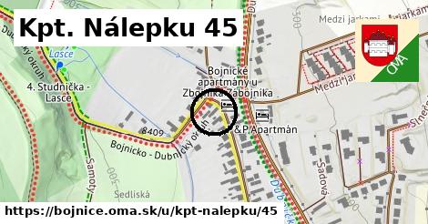 Kpt. Nálepku 45, Bojnice