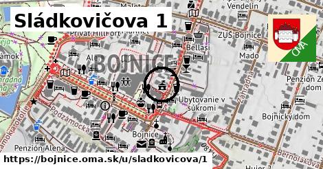 Sládkovičova 1, Bojnice