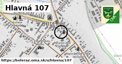 Hlavná 107, Boleráz