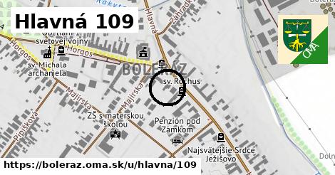 Hlavná 109, Boleráz