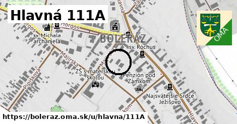 Hlavná 111A, Boleráz