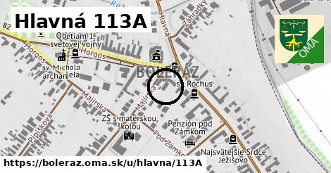 Hlavná 113A, Boleráz