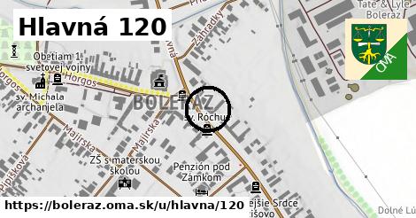 Hlavná 120, Boleráz