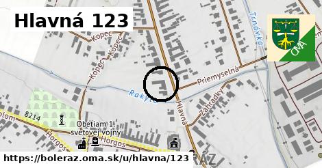 Hlavná 123, Boleráz