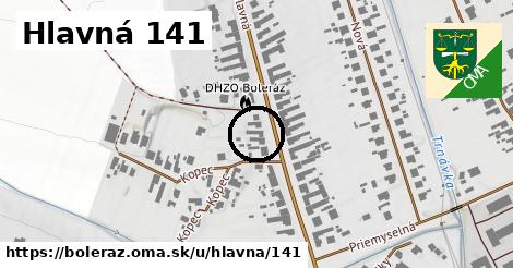 Hlavná 141, Boleráz