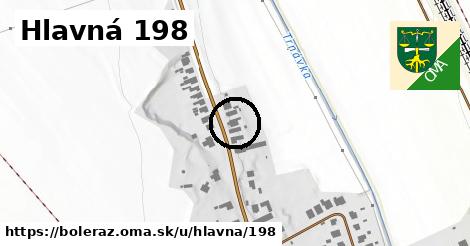 Hlavná 198, Boleráz
