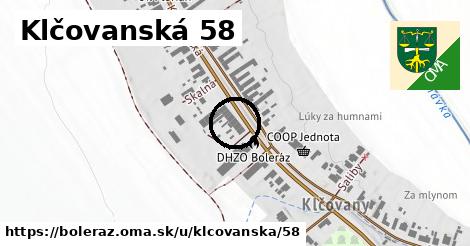 Klčovanská 58, Boleráz