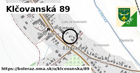 Klčovanská 89, Boleráz