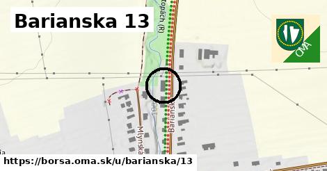 Barianska 13, Borša