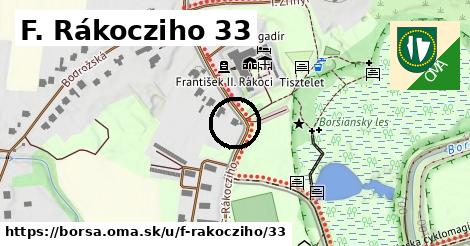 F. Rákocziho 33, Borša