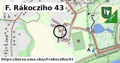 F. Rákocziho 43, Borša